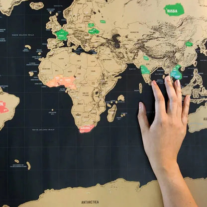 World Map Travel Journal