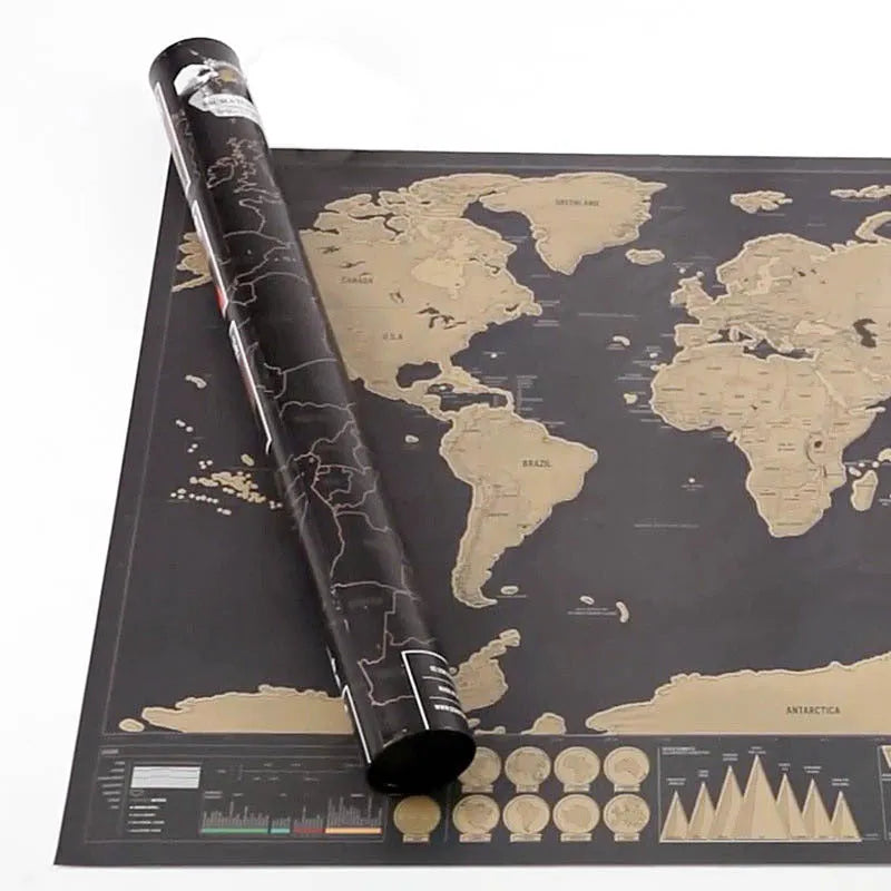World Map Travel Journal