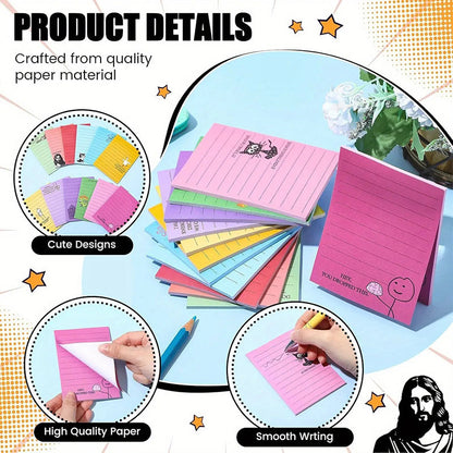 Funny Sarcastic Sticky Notepads for Work