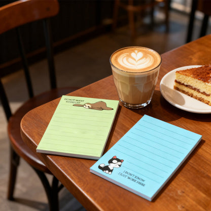 Funny Sarcastic Sticky Notepads for Work