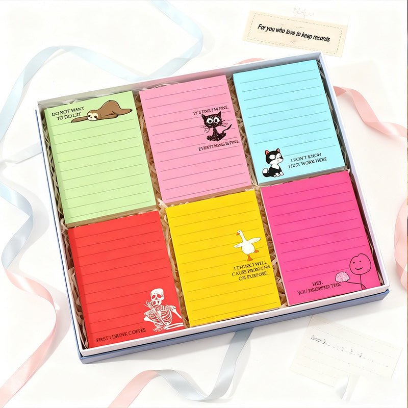 Funny Sarcastic Sticky Notepads for Work