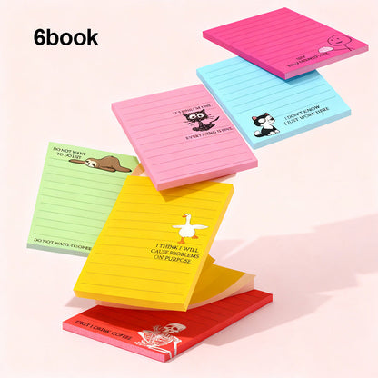 Funny Sarcastic Sticky Notepads for Work