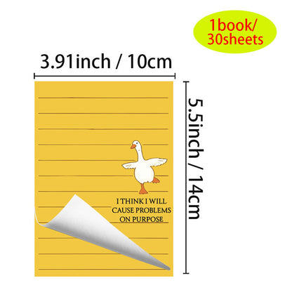 Funny Sarcastic Sticky Notepads for Work