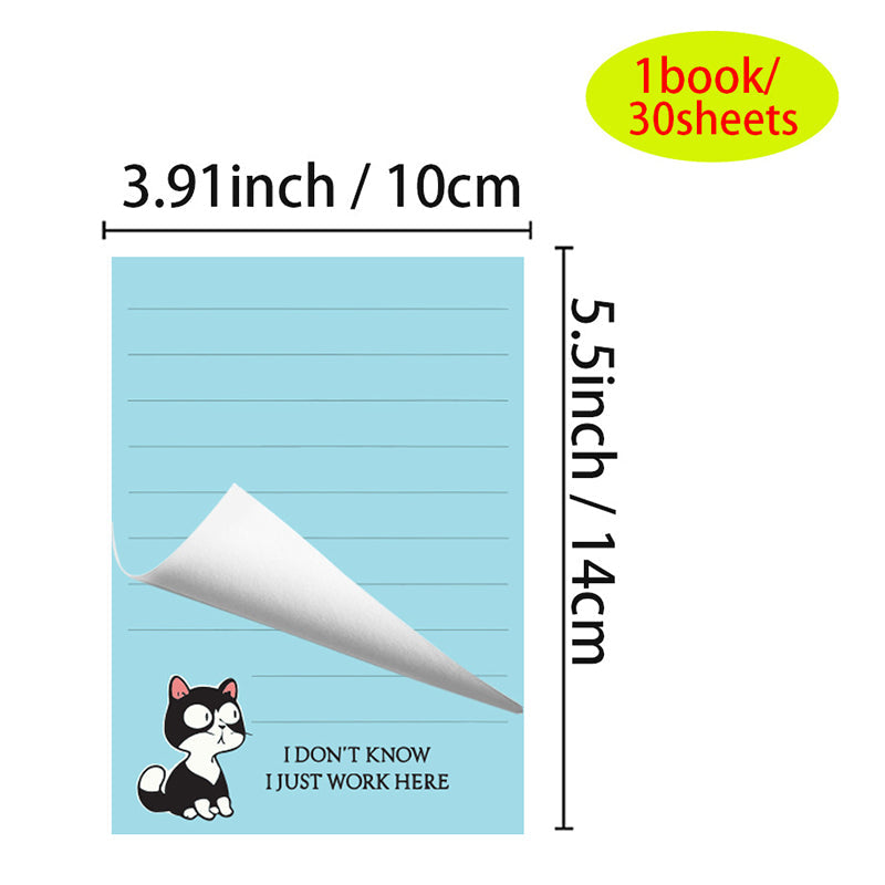Funny Sarcastic Sticky Notepads for Work