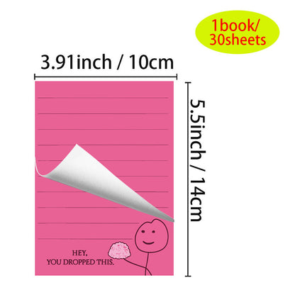 Funny Sarcastic Sticky Notepads for Work
