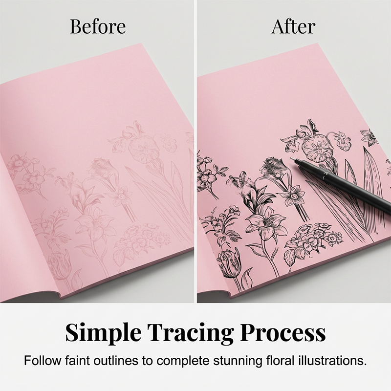 Tracing Sketchbook - Develop Drawing Skills