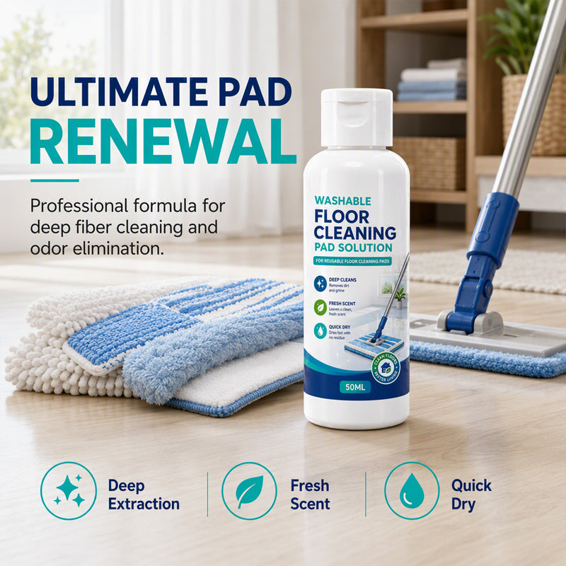 Washable Mop Pad Cleaner & Deodorizer