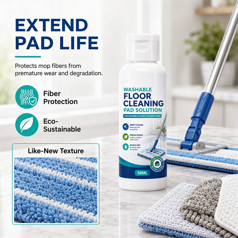 Washable Mop Pad Cleaner & Deodorizer