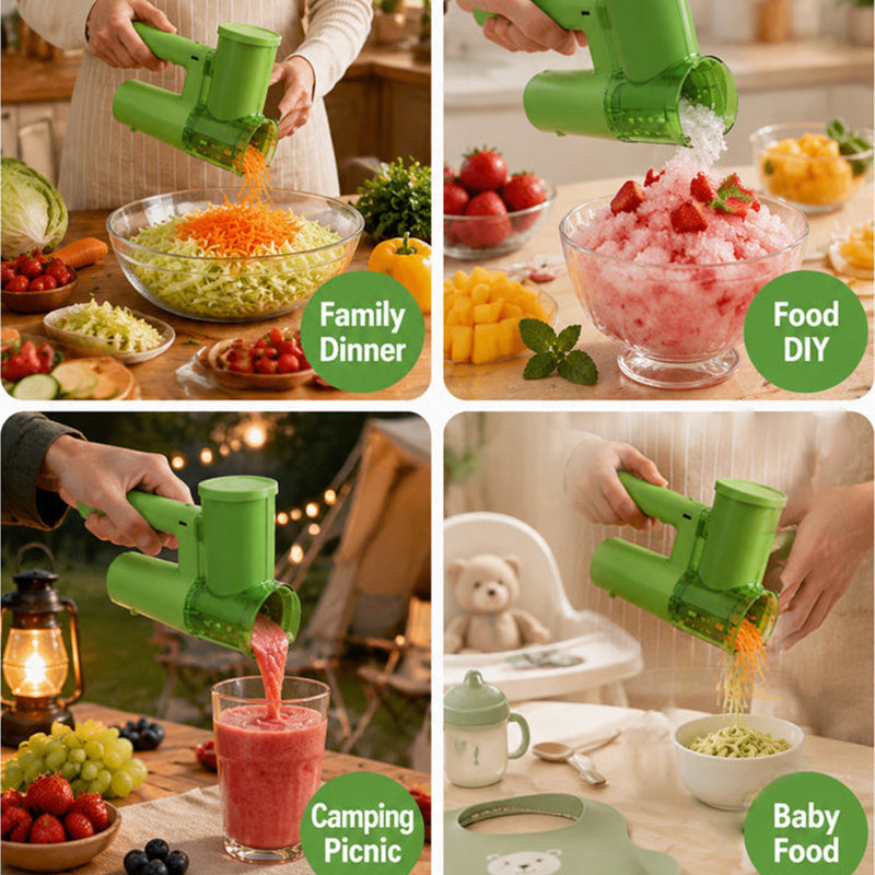 3-in-1 Cordless Electric Vegetable Cutter