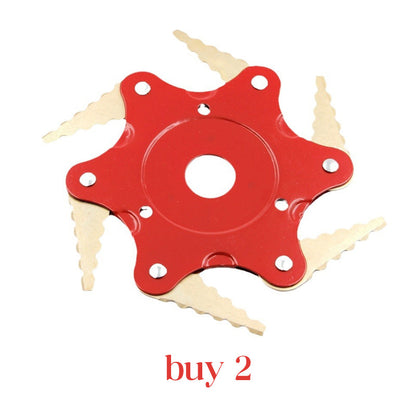 6-Blade Steel Trimmer Head