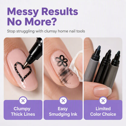 12 Colors Nail Art Graffiti Pens Set