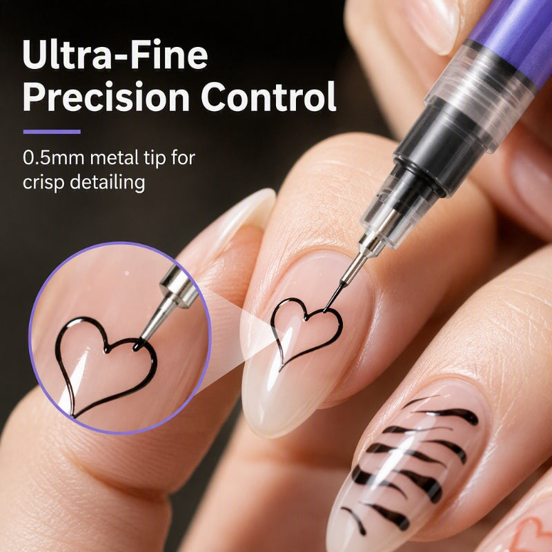 12 Colors Nail Art Graffiti Pens Set