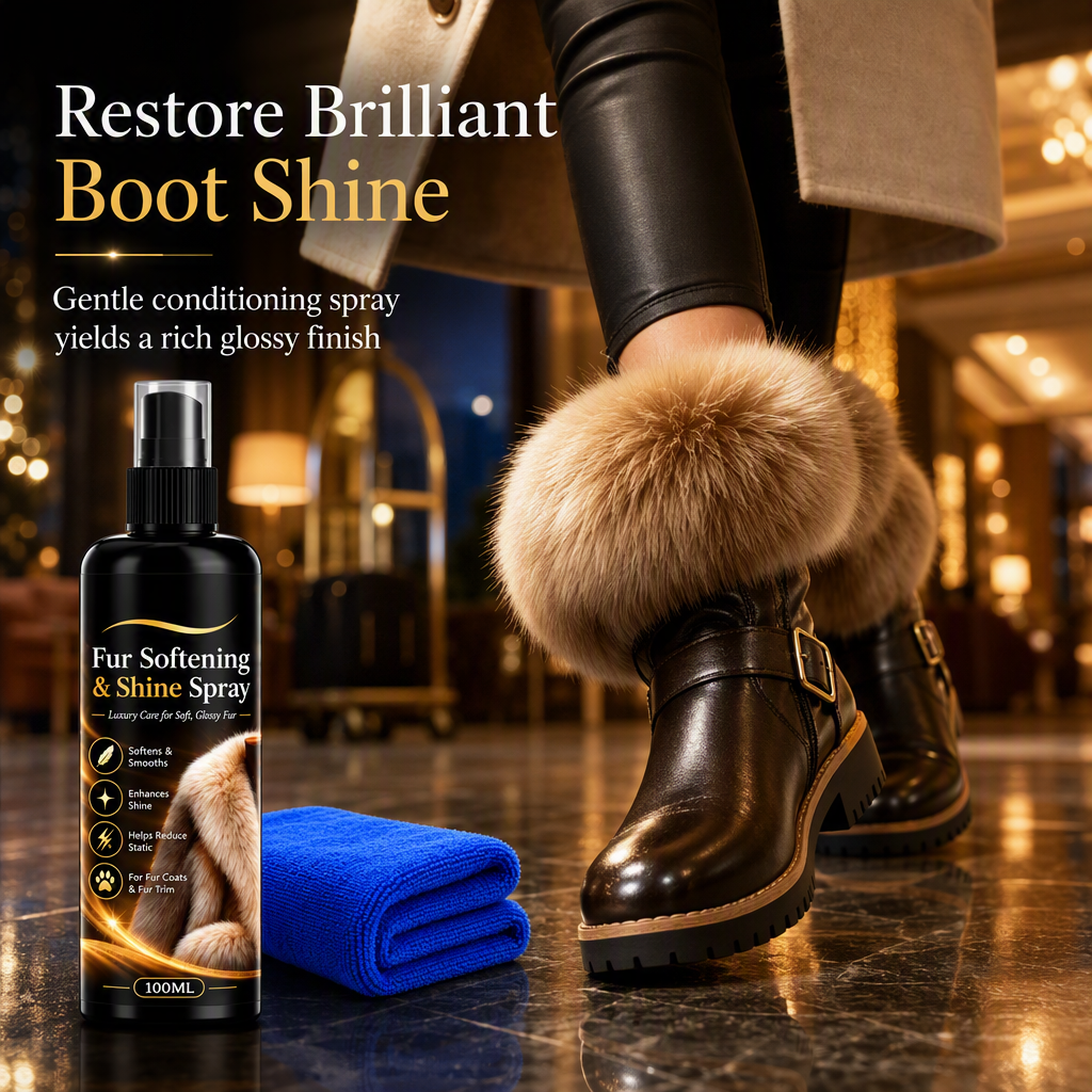 ✨ Anti-Static Fur Boot Care Spray