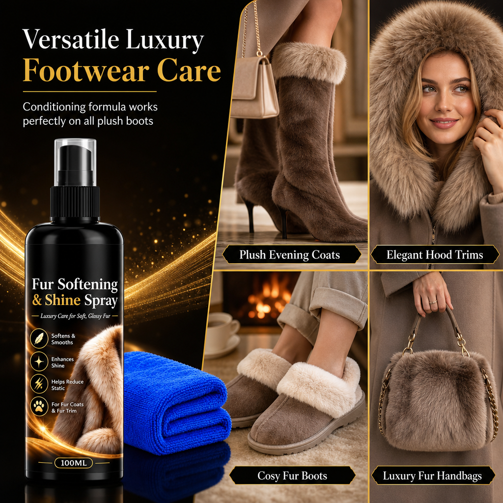 ✨ Anti-Static Fur Boot Care Spray