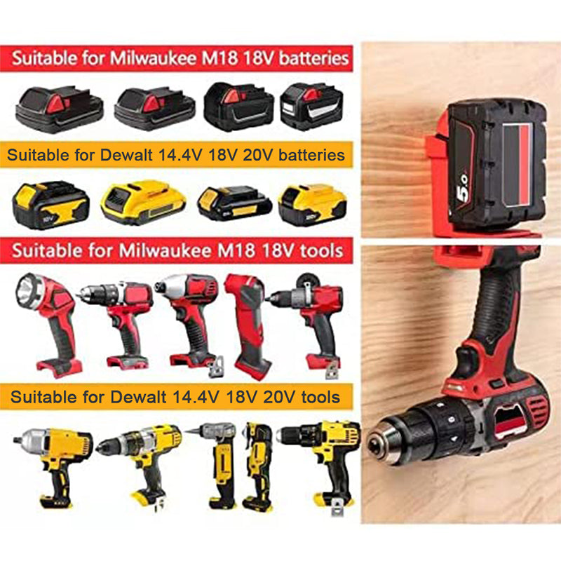 2-in-1 Battery and Tool Hanger Mounts