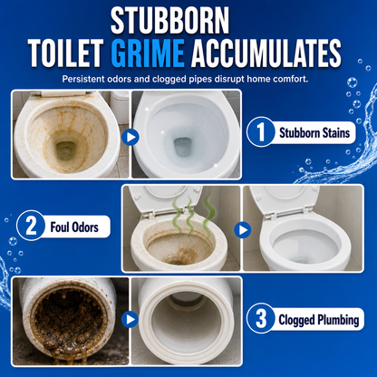 Septic Tank Safe Toilet Cleaning Effervescent Tablets