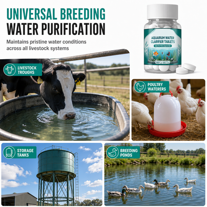 Livestock Water Purifying Tablets for Tank and Pond Water