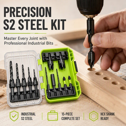 Hex Shank Countersink Drill Bit Set