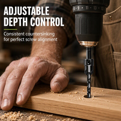 Hex Shank Countersink Drill Bit Set