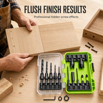 Hex Shank Countersink Drill Bit Set