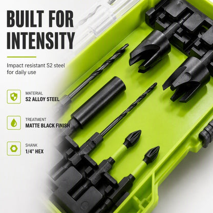 Hex Shank Countersink Drill Bit Set