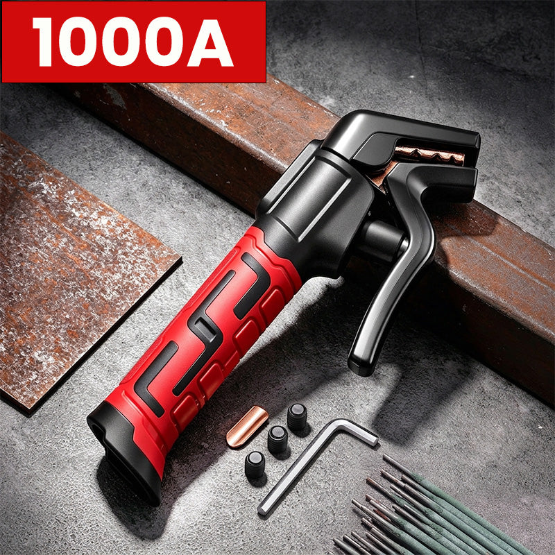 ⏳Time-Limited Special ⏰⚡ Industrial Welding Clamp – Angled Head, Pure Copper Core & Heat-Resistant Handle – 300A-1000A, Reinforced Jaw 🛡️