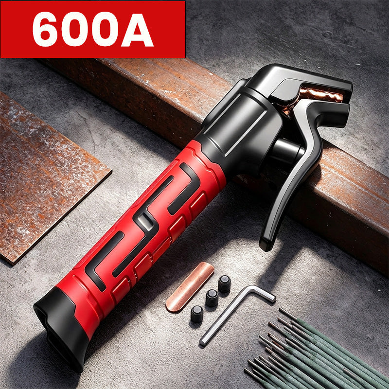 ⏳Time-Limited Special ⏰⚡ Industrial Welding Clamp – Angled Head, Pure Copper Core & Heat-Resistant Handle – 300A-1000A, Reinforced Jaw 🛡️