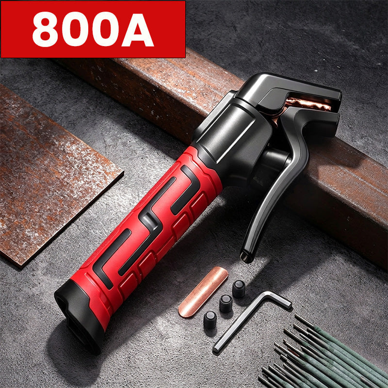 ⏳Time-Limited Special ⏰⚡ Industrial Welding Clamp – Angled Head, Pure Copper Core & Heat-Resistant Handle – 300A-1000A, Reinforced Jaw 🛡️