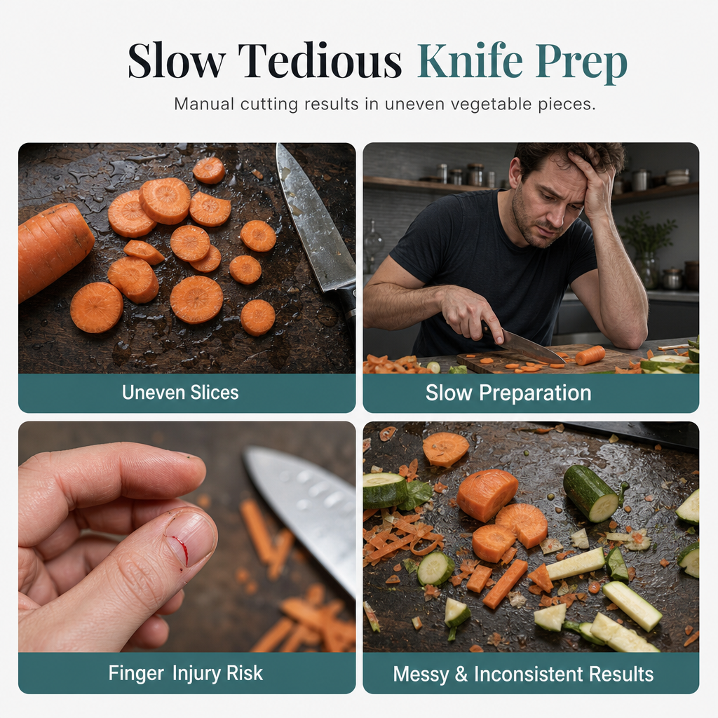 Handheld Spiral Vegetable Slicer and Grater