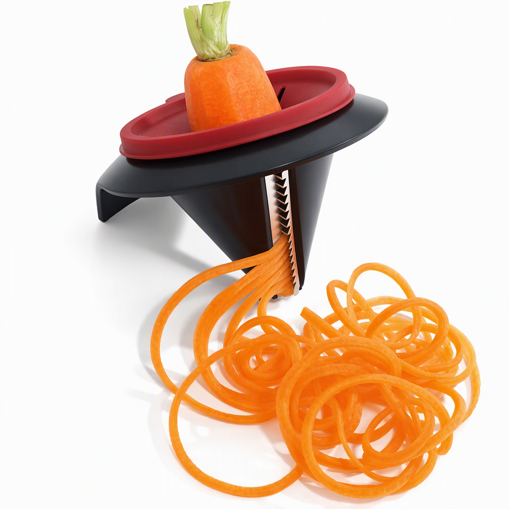 Handheld Spiral Vegetable Slicer and Grater