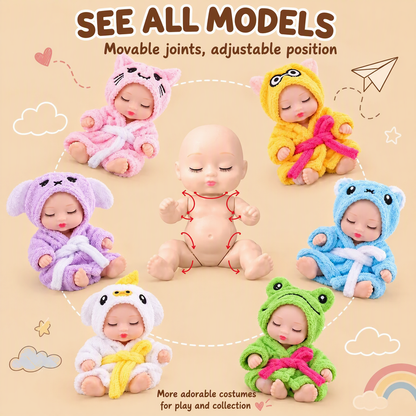 🔥Limited-Time Offer! 🧸 Mini Reborn Baby Dolls – Lifelike & Realistic, A Heartwarming Gift for Doll Lovers & Collectors 👼🎁