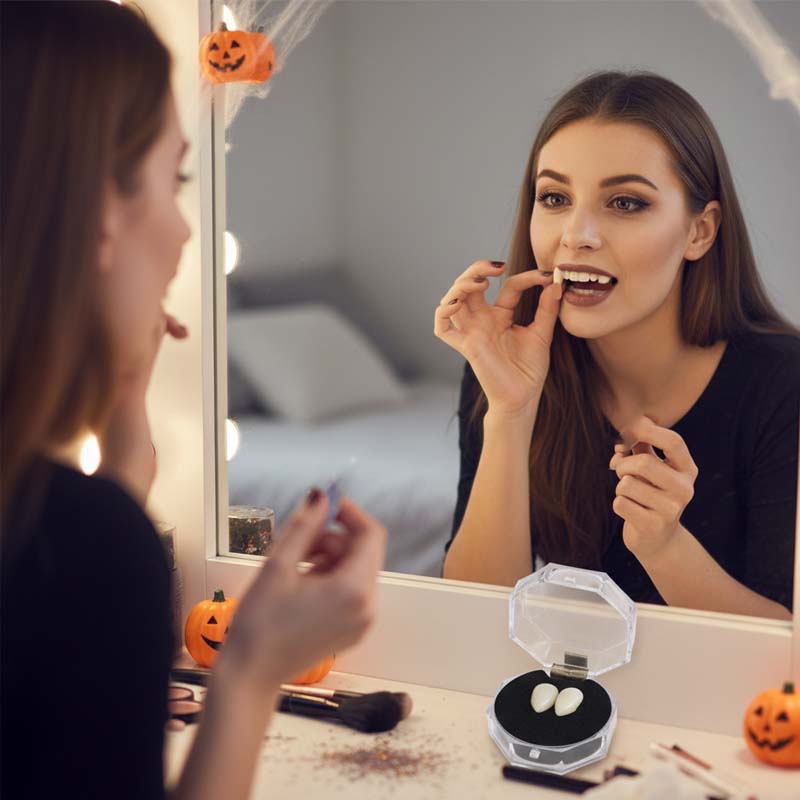 Realistic Vampire Fangs for Halloween Costume