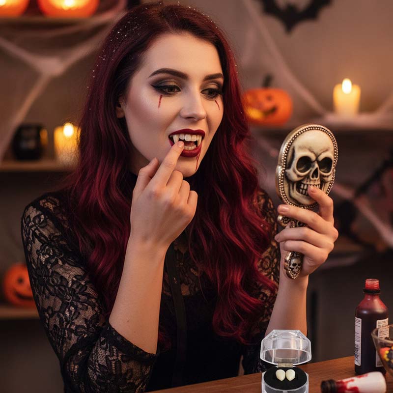 Realistic Vampire Fangs for Halloween Costume