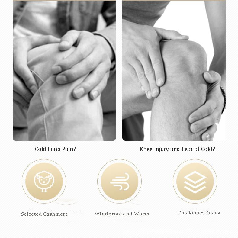 ❄️ Thermal Knee Warmers – Stretchy Winter Knee Sleeves for Outdoor Activities