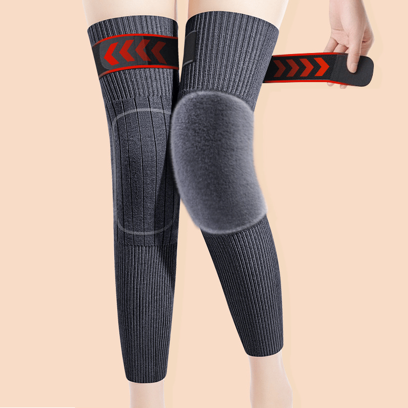 ❄️ Thermal Knee Warmers – Stretchy Winter Knee Sleeves for Outdoor Activities