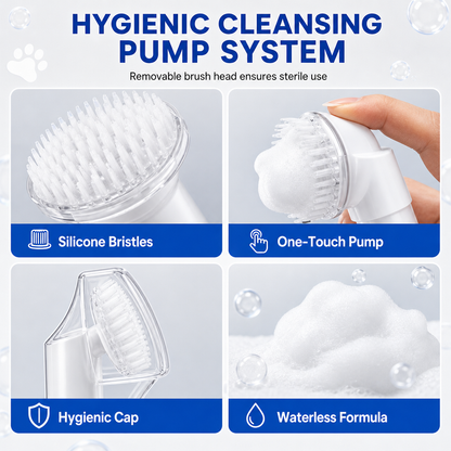 Pet Waterless Cleaning Mousse Foaming Cleanser for Cats and Dogs