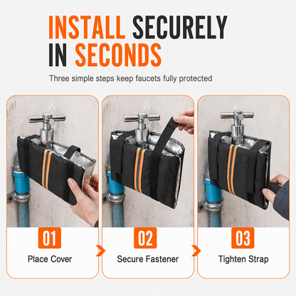Outdoor Faucet Cover for Winter Freeze Protection
