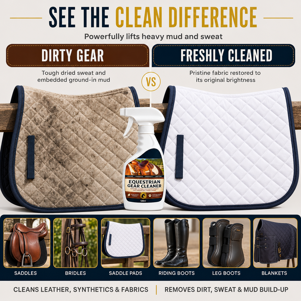🐴 Horse Tack Cleaner Spray – Make Saddle Care Easier
