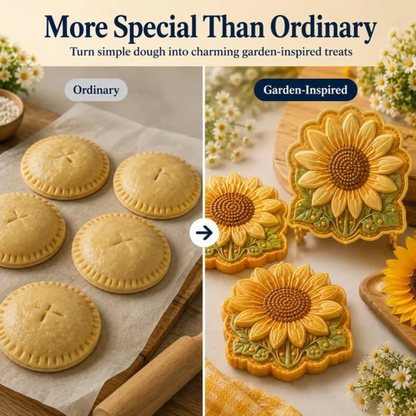 🥧 Floral Pie Press Mold – Easy Decorative Baking for Any Occasion