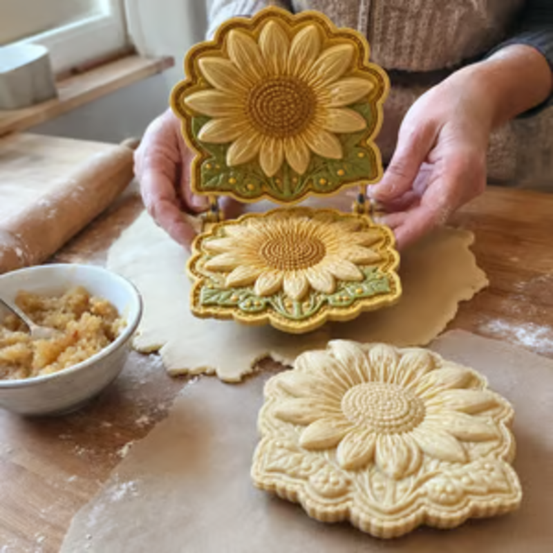🥧 Floral Pie Press Mold – Easy Decorative Baking for Any Occasion