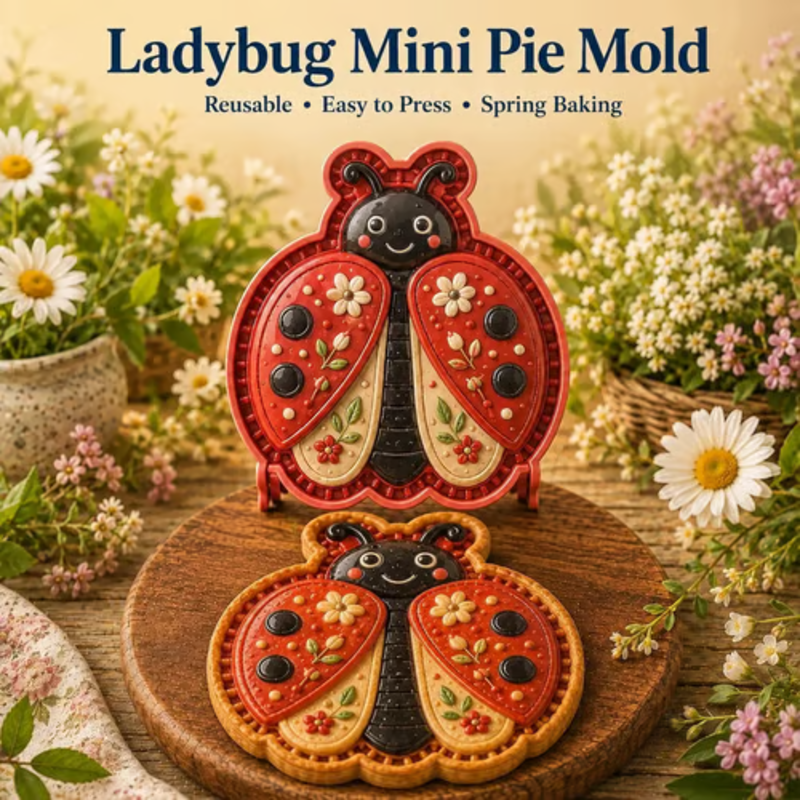 🥧 Floral Pie Press Mold – Easy Decorative Baking for Any Occasion