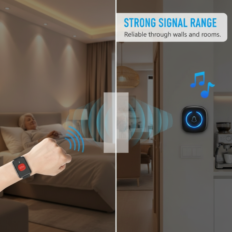⏳Time-Limited Special⏰Wireless Elderly Care Pager – Long-Range, One-Press, Multi-User ✨