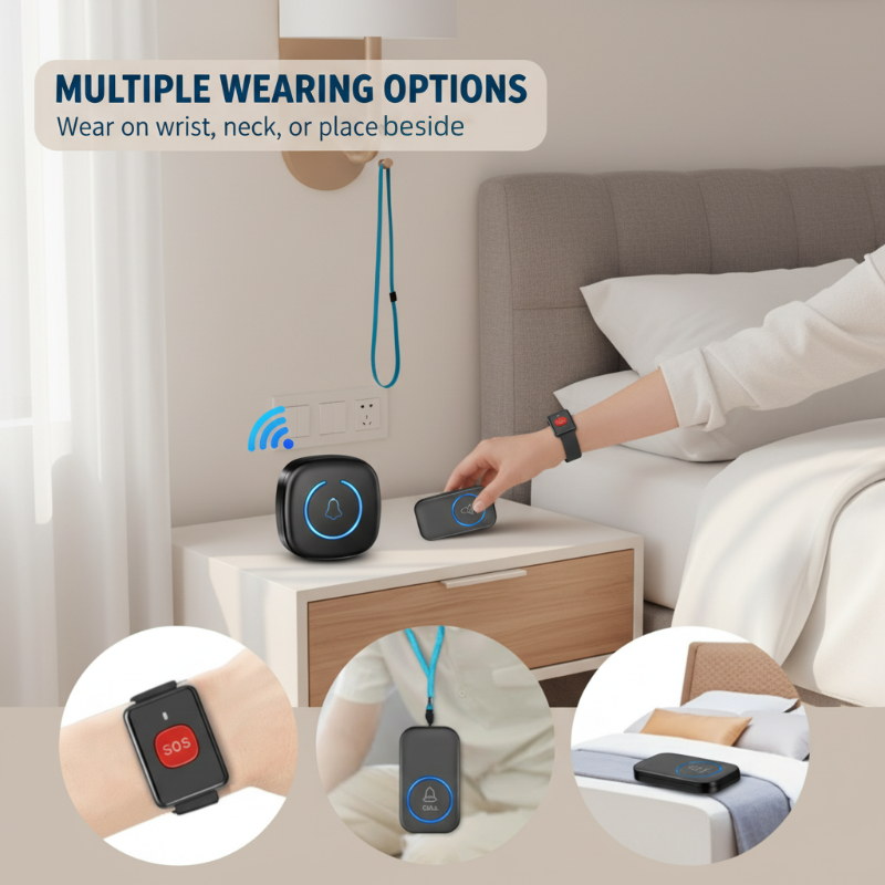⏳Time-Limited Special⏰Wireless Elderly Care Pager – Long-Range, One-Press, Multi-User ✨