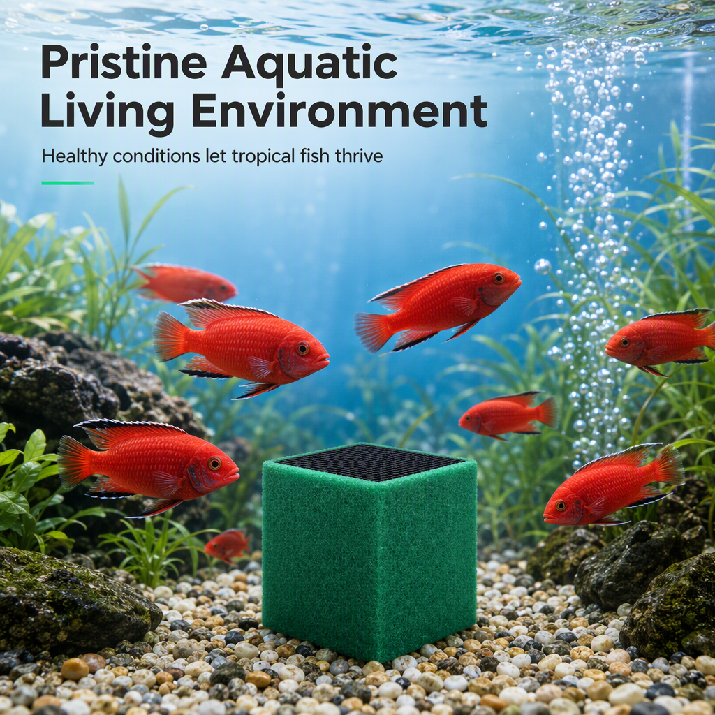 🎁2026 New Arrivals 50% OFF💥Activated Carbon Filter Cube – honeycomb filtration clears cloudy water, removes odors. Anti-crumble block for crystal-clear aquarium! 🛡️✅