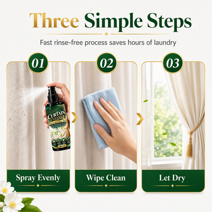 Fabric Curtain Cleaning Spray for Stain and Odor Removal