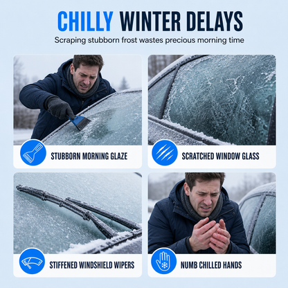 Car Windshield and Window Glass De-Icing and Snow Melting Spray for Winter 100ml
