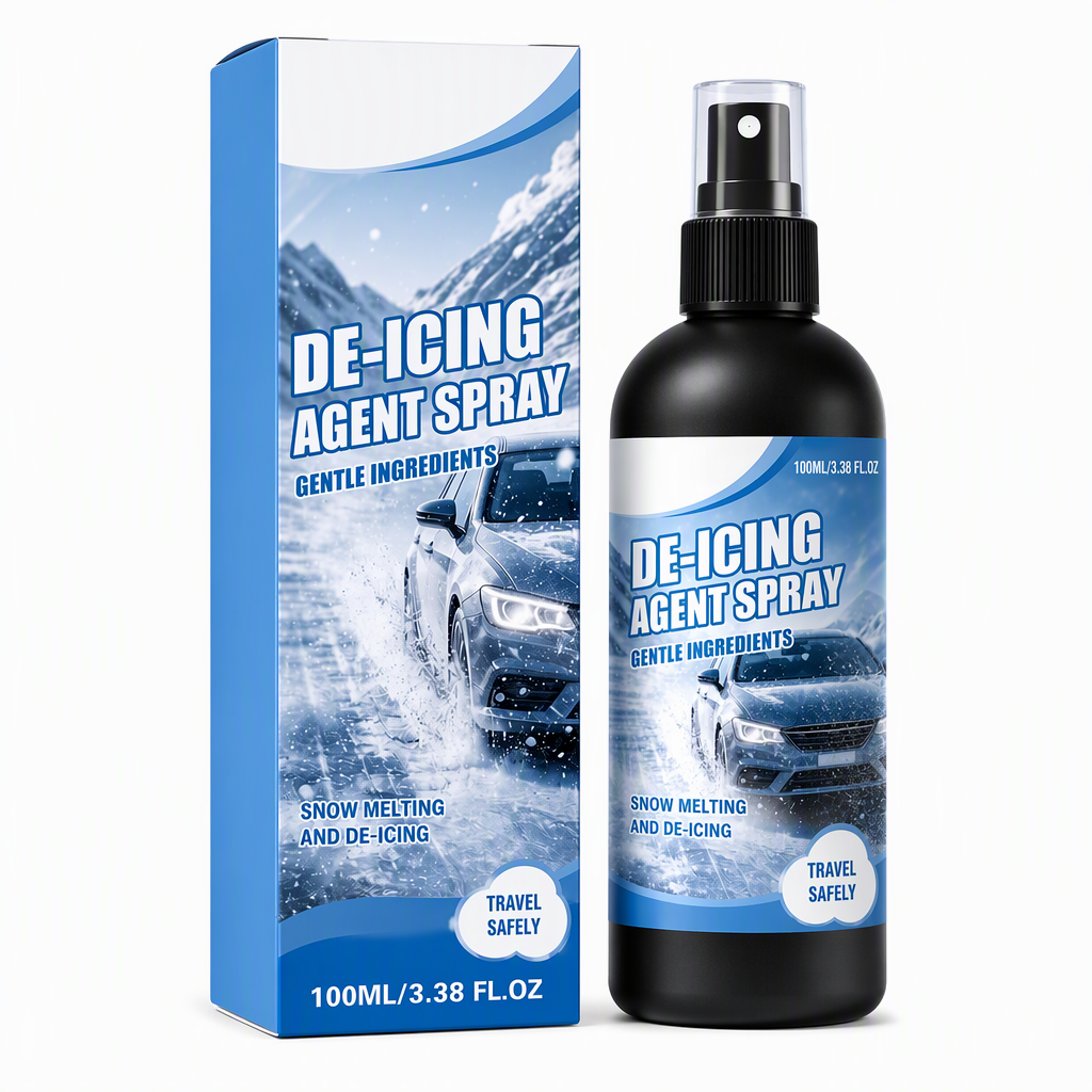 Car Windshield and Window Glass De-Icing and Snow Melting Spray for Winter 100ml