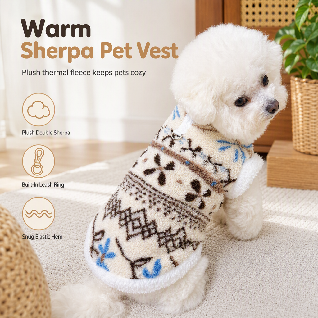 Thickened Pet Vest for Dogs and Cats