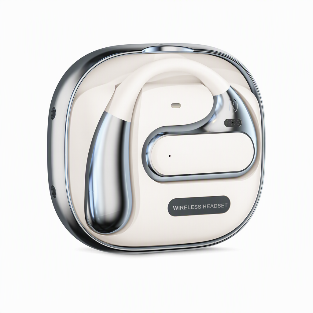 🎧 Open-Ear Sports Headphones – Wireless Earhook Earbuds for Running & Fitness