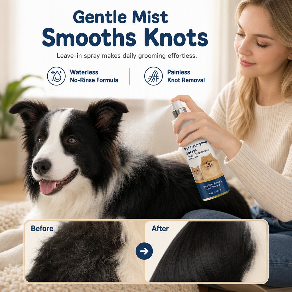 Pet Hair Detangling and Smoothing Spray